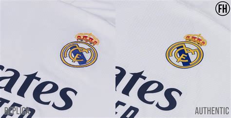 real madrid genuine vs replica.